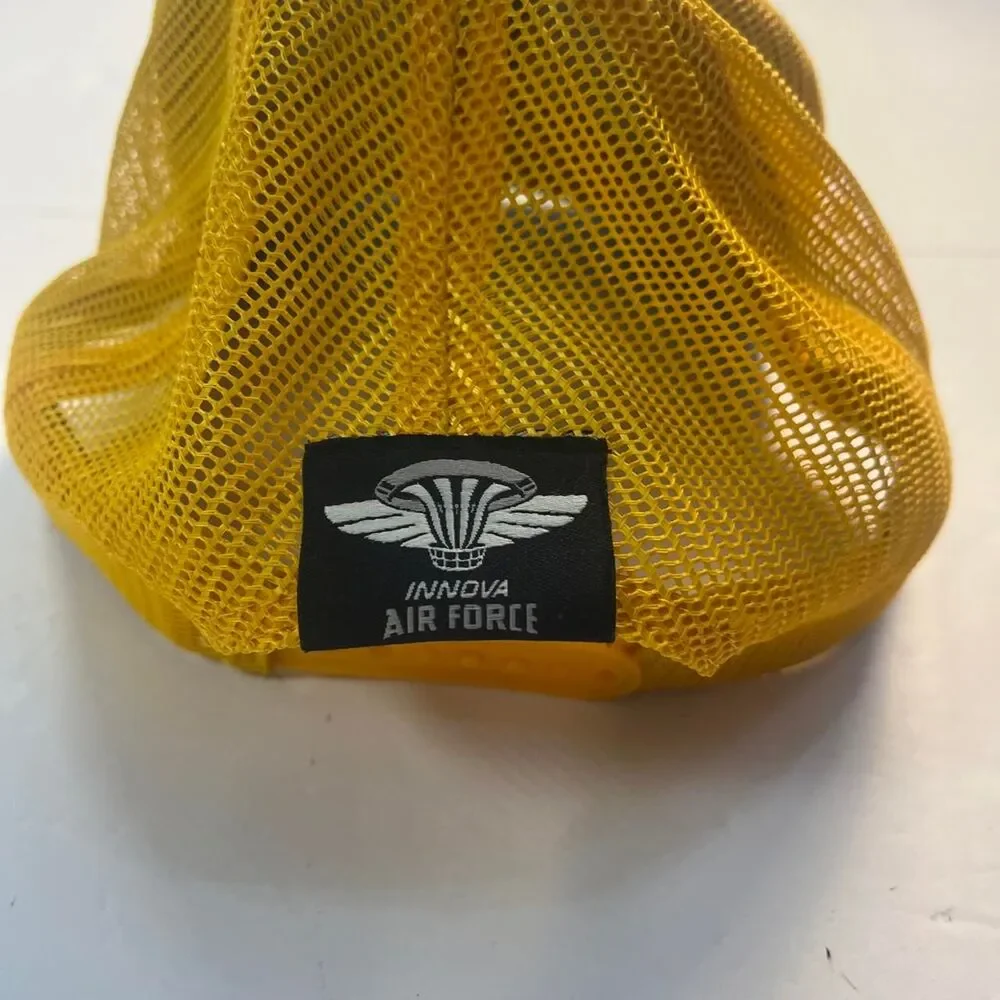 Innova Disc Golf Green & Yellow Trucker Cap Embroidered Logo Snapback Hat